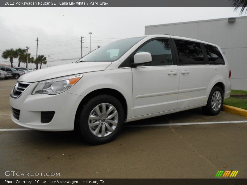 Calla Lily White / Aero Gray 2012 Volkswagen Routan SE