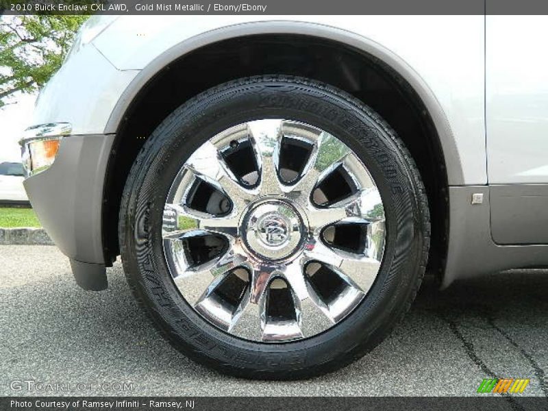 Gold Mist Metallic / Ebony/Ebony 2010 Buick Enclave CXL AWD