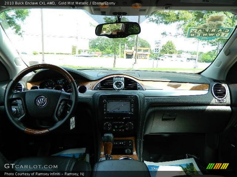 Gold Mist Metallic / Ebony/Ebony 2010 Buick Enclave CXL AWD