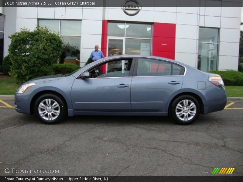 Ocean Gray / Charcoal 2010 Nissan Altima 2.5 SL