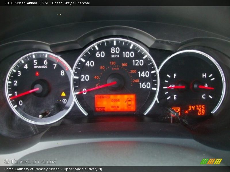 Ocean Gray / Charcoal 2010 Nissan Altima 2.5 SL