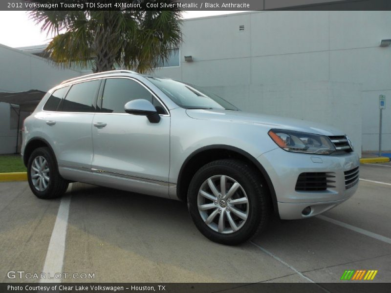 Cool Silver Metallic / Black Anthracite 2012 Volkswagen Touareg TDI Sport 4XMotion