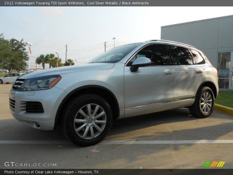 Cool Silver Metallic / Black Anthracite 2012 Volkswagen Touareg TDI Sport 4XMotion