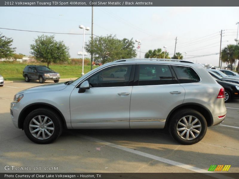 Cool Silver Metallic / Black Anthracite 2012 Volkswagen Touareg TDI Sport 4XMotion