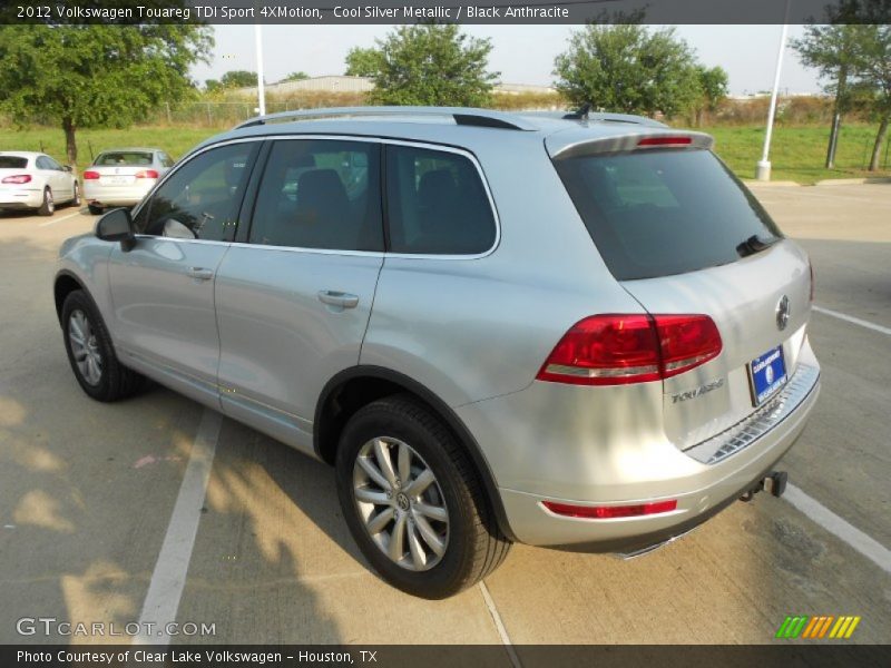 Cool Silver Metallic / Black Anthracite 2012 Volkswagen Touareg TDI Sport 4XMotion