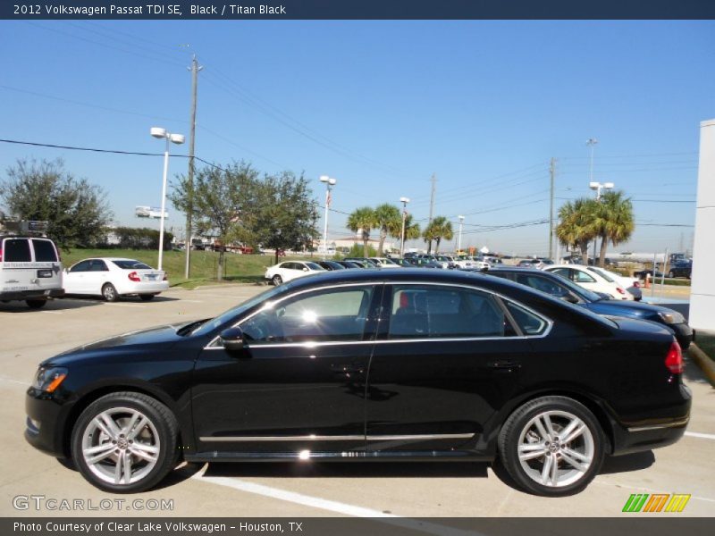 Black / Titan Black 2012 Volkswagen Passat TDI SE