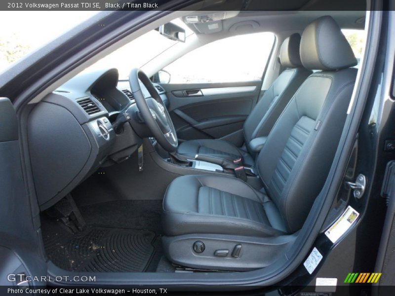 Black / Titan Black 2012 Volkswagen Passat TDI SE