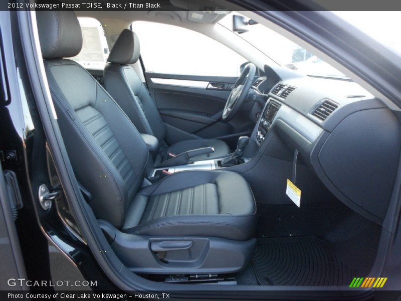 Black / Titan Black 2012 Volkswagen Passat TDI SE