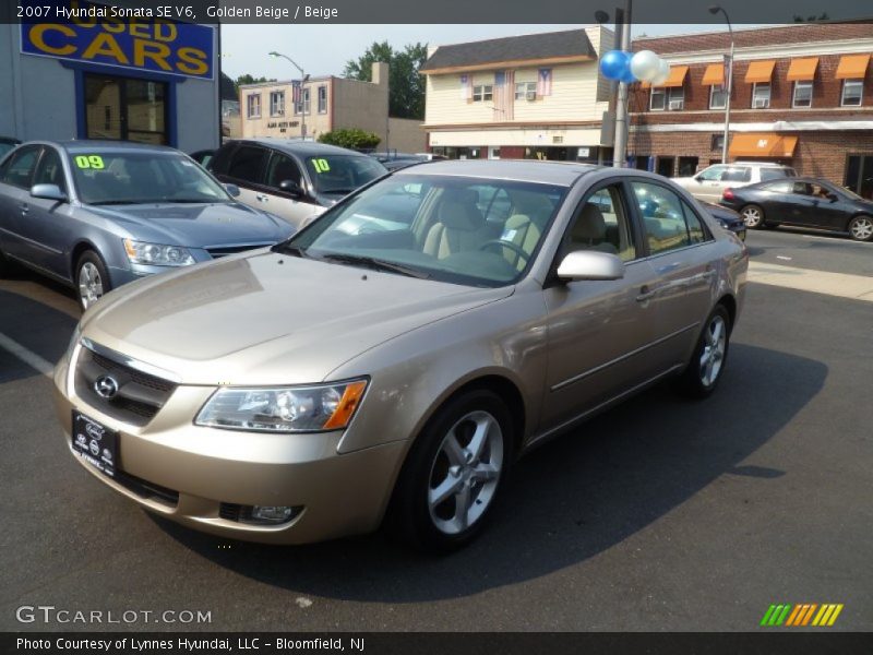 Golden Beige / Beige 2007 Hyundai Sonata SE V6