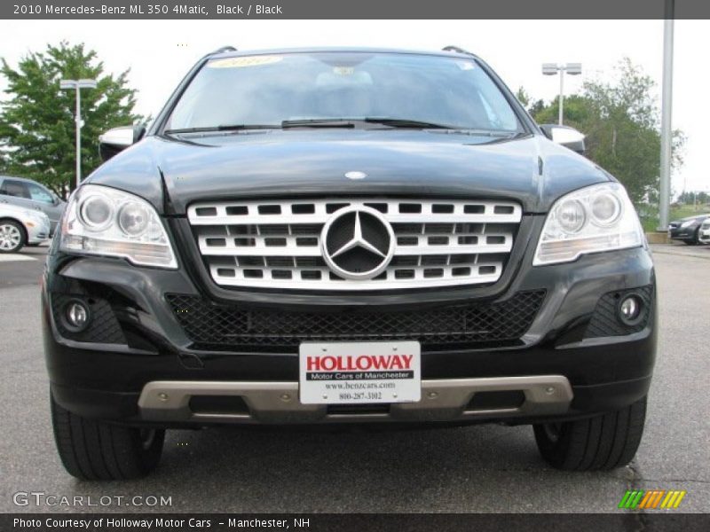 Black / Black 2010 Mercedes-Benz ML 350 4Matic