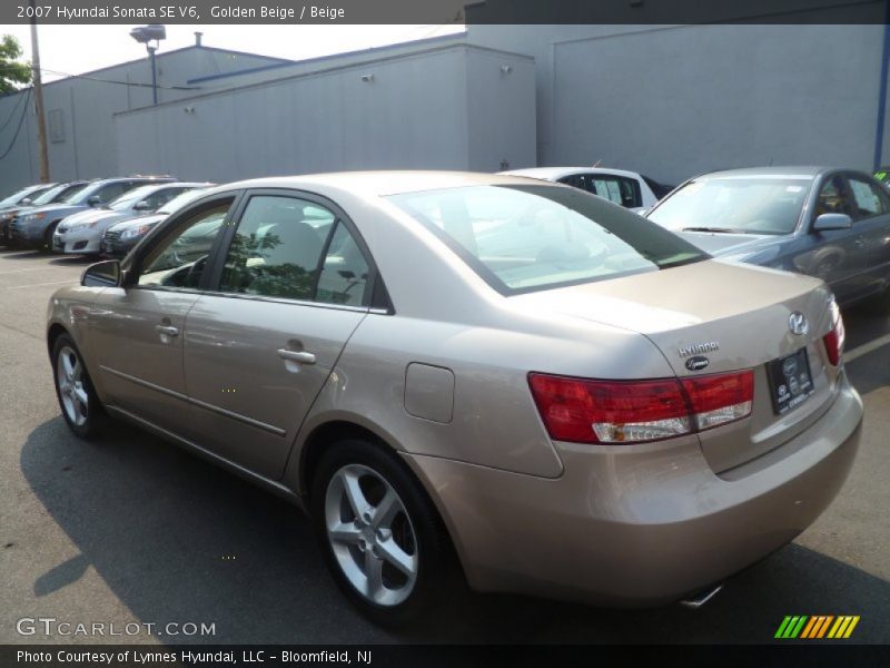 Golden Beige / Beige 2007 Hyundai Sonata SE V6