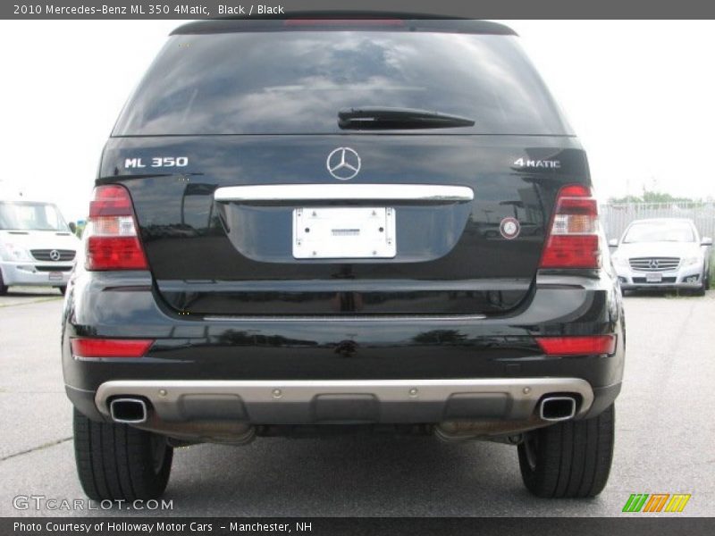 Black / Black 2010 Mercedes-Benz ML 350 4Matic