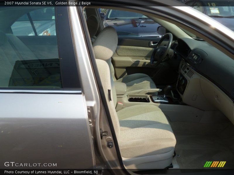Golden Beige / Beige 2007 Hyundai Sonata SE V6