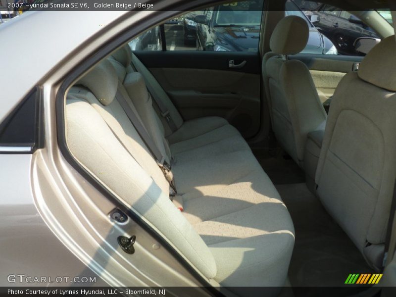 Golden Beige / Beige 2007 Hyundai Sonata SE V6