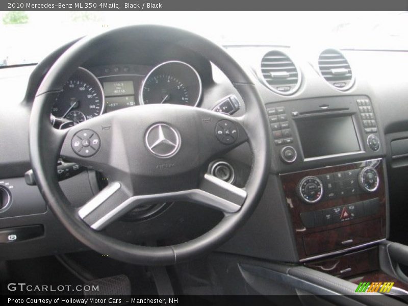 Black / Black 2010 Mercedes-Benz ML 350 4Matic