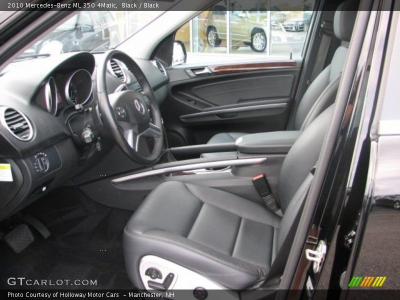 Black / Black 2010 Mercedes-Benz ML 350 4Matic
