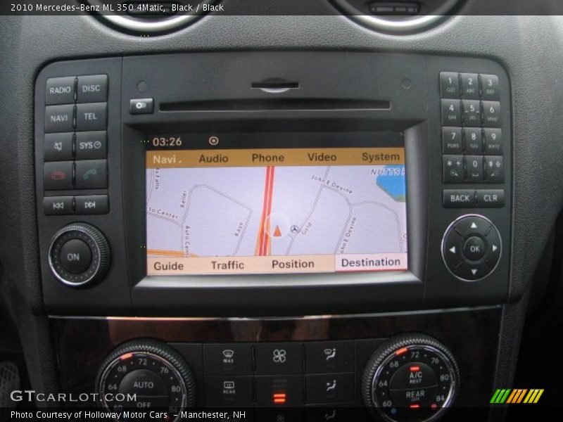 Black / Black 2010 Mercedes-Benz ML 350 4Matic