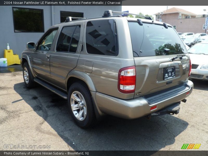 Polished Pewter Metallic / Charcoal 2004 Nissan Pathfinder LE Platinum 4x4