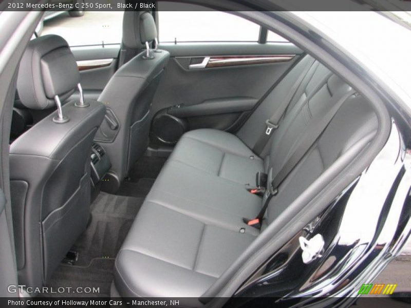 Black / Black 2012 Mercedes-Benz C 250 Sport