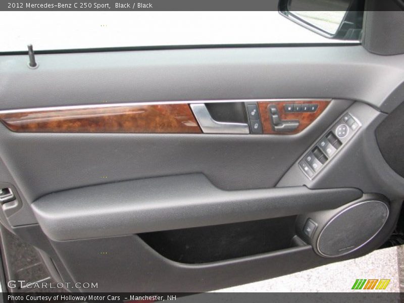 Black / Black 2012 Mercedes-Benz C 250 Sport