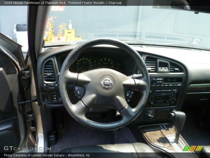 Polished Pewter Metallic / Charcoal 2004 Nissan Pathfinder LE Platinum 4x4