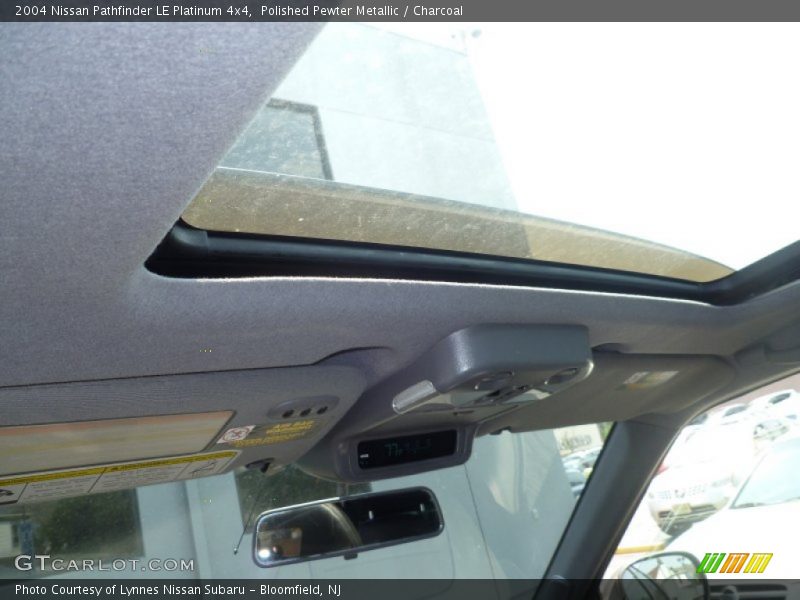 Polished Pewter Metallic / Charcoal 2004 Nissan Pathfinder LE Platinum 4x4