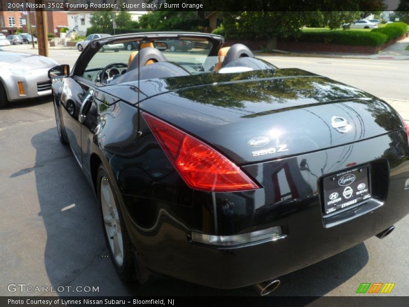 Super Black / Burnt Orange 2004 Nissan 350Z Touring Roadster