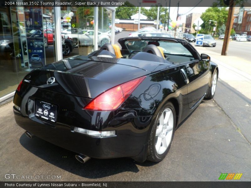 Super Black / Burnt Orange 2004 Nissan 350Z Touring Roadster