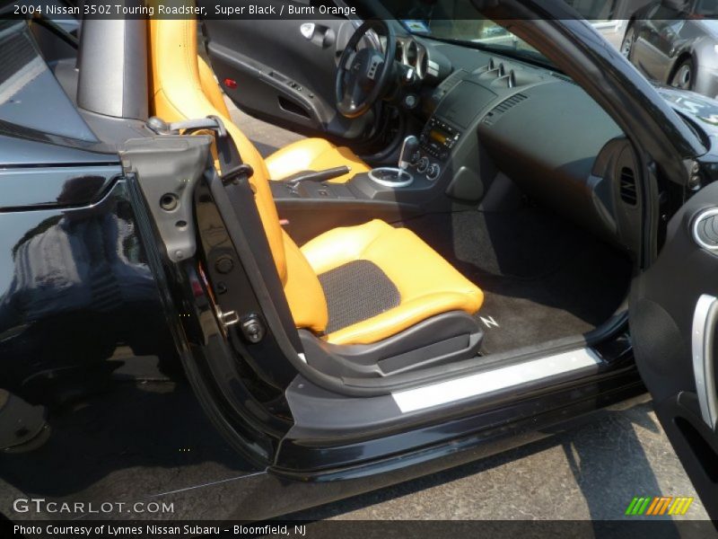 Super Black / Burnt Orange 2004 Nissan 350Z Touring Roadster