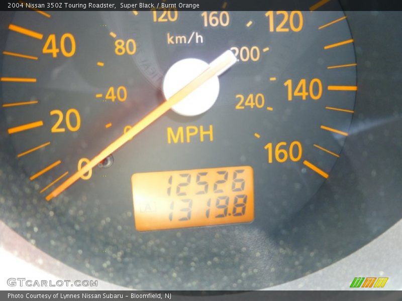 Super Black / Burnt Orange 2004 Nissan 350Z Touring Roadster