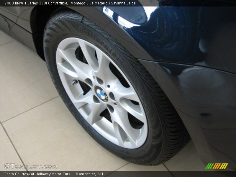Montego Blue Metallic / Savanna Beige 2008 BMW 1 Series 128i Convertible