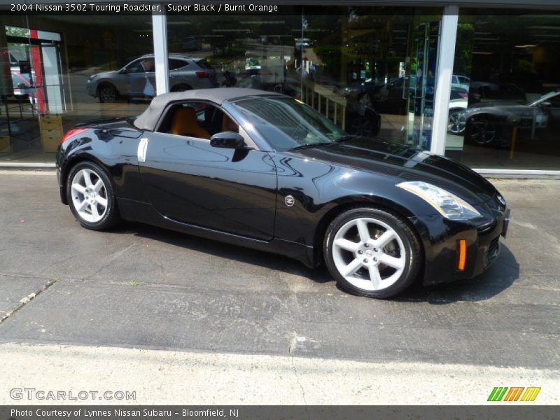 Super Black / Burnt Orange 2004 Nissan 350Z Touring Roadster