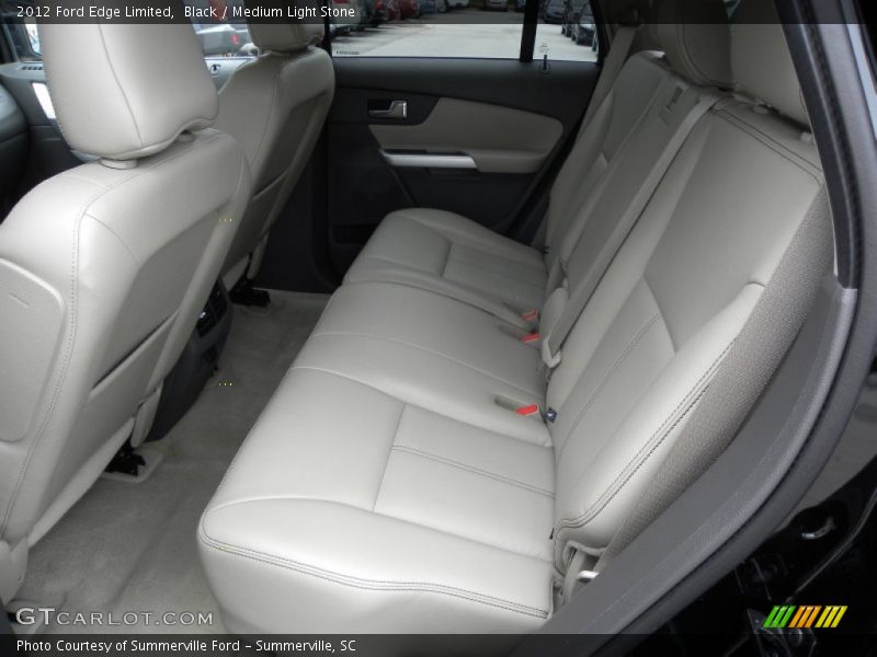 Black / Medium Light Stone 2012 Ford Edge Limited