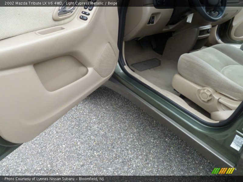 Light Cypress Metallic / Beige 2002 Mazda Tribute LX V6 4WD