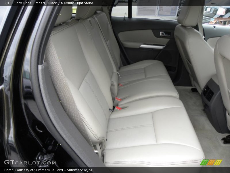 Black / Medium Light Stone 2012 Ford Edge Limited