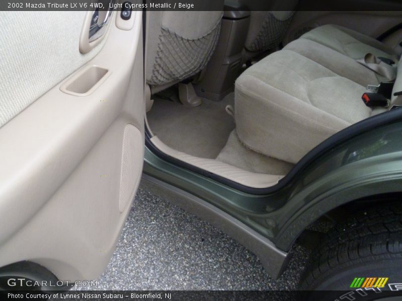 Light Cypress Metallic / Beige 2002 Mazda Tribute LX V6 4WD