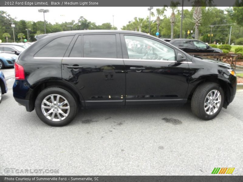 Black / Medium Light Stone 2012 Ford Edge Limited
