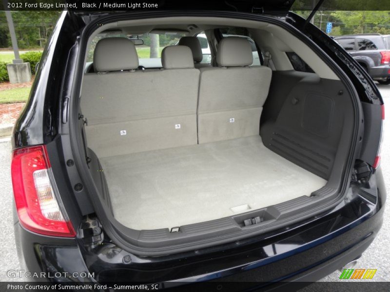 Black / Medium Light Stone 2012 Ford Edge Limited