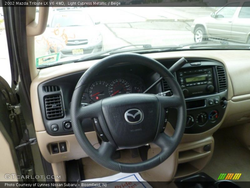 Light Cypress Metallic / Beige 2002 Mazda Tribute LX V6 4WD