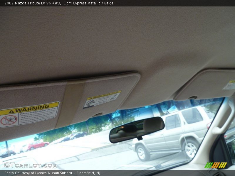 Light Cypress Metallic / Beige 2002 Mazda Tribute LX V6 4WD