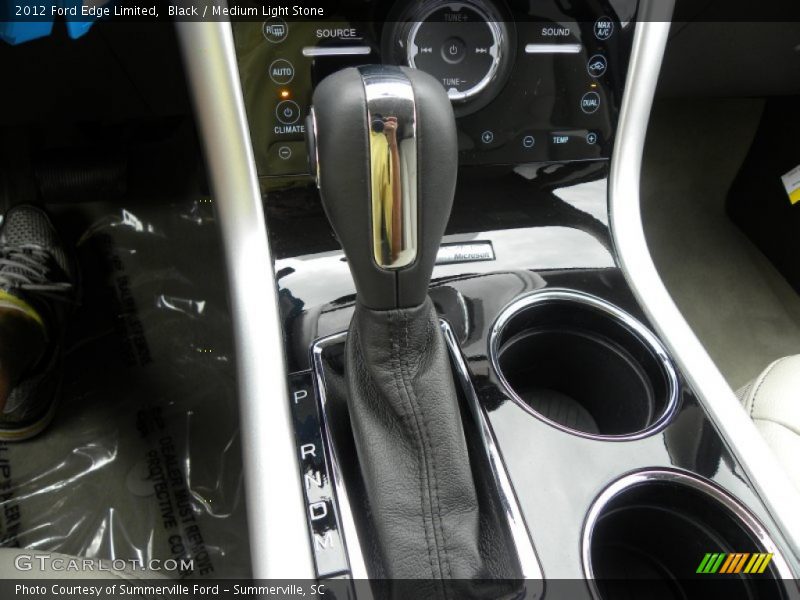 Black / Medium Light Stone 2012 Ford Edge Limited