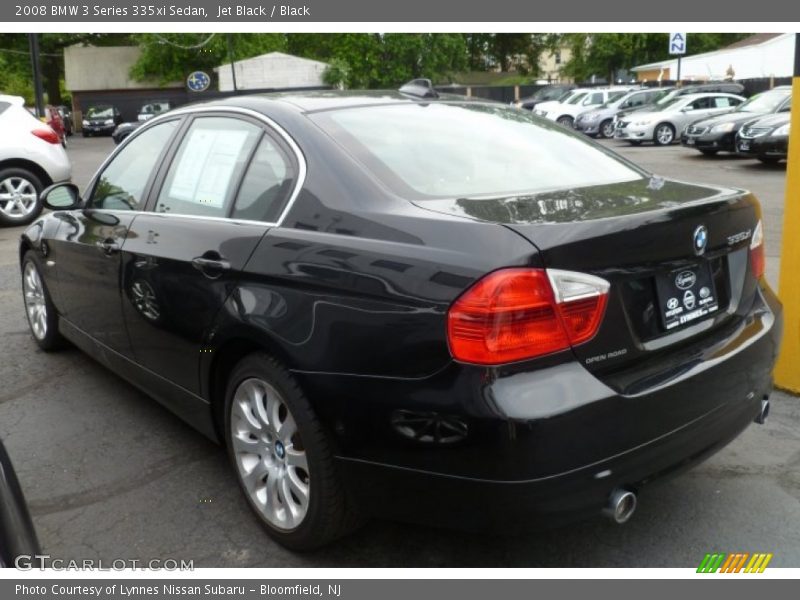 Jet Black / Black 2008 BMW 3 Series 335xi Sedan