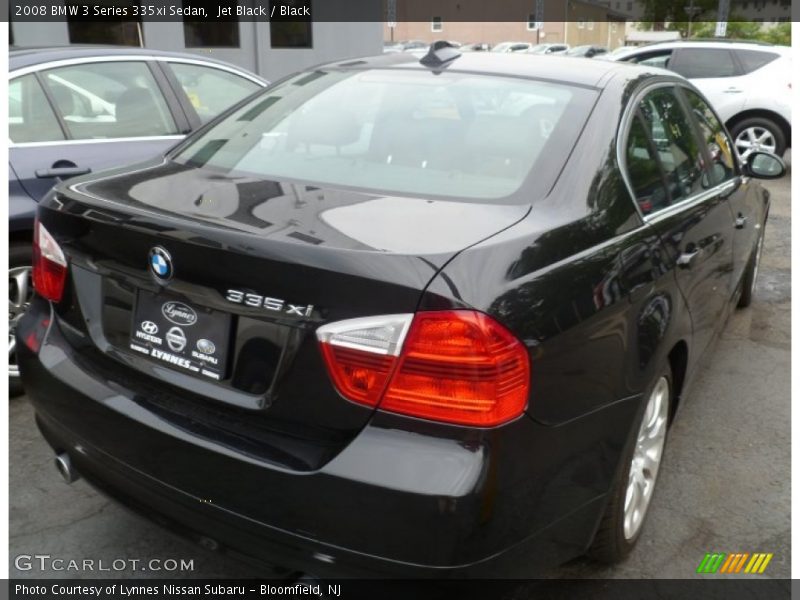 Jet Black / Black 2008 BMW 3 Series 335xi Sedan