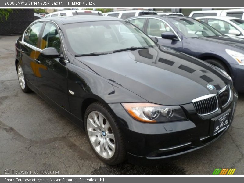 Jet Black / Black 2008 BMW 3 Series 335xi Sedan