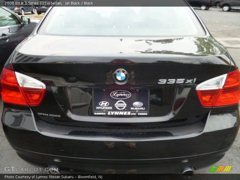 Jet Black / Black 2008 BMW 3 Series 335xi Sedan