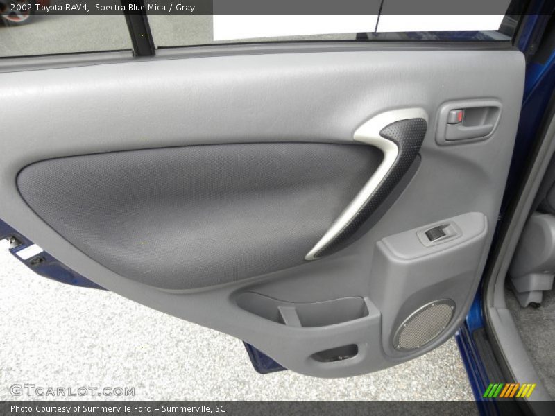 Spectra Blue Mica / Gray 2002 Toyota RAV4