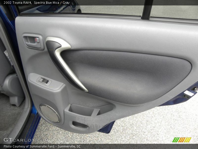 Spectra Blue Mica / Gray 2002 Toyota RAV4