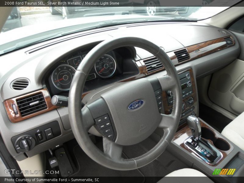 Silver Birch Metallic / Medium Light Stone 2008 Ford Taurus SEL