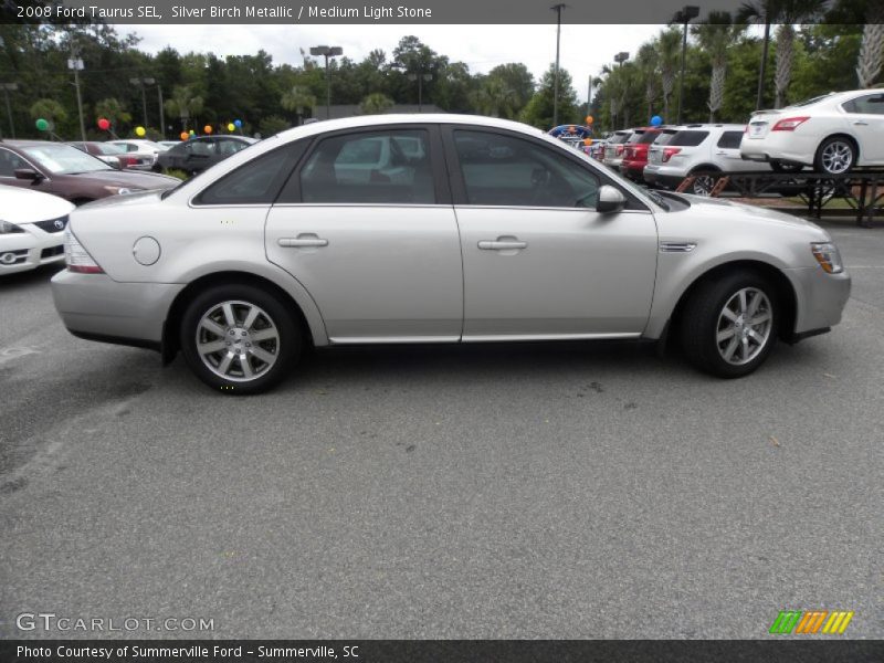 Silver Birch Metallic / Medium Light Stone 2008 Ford Taurus SEL