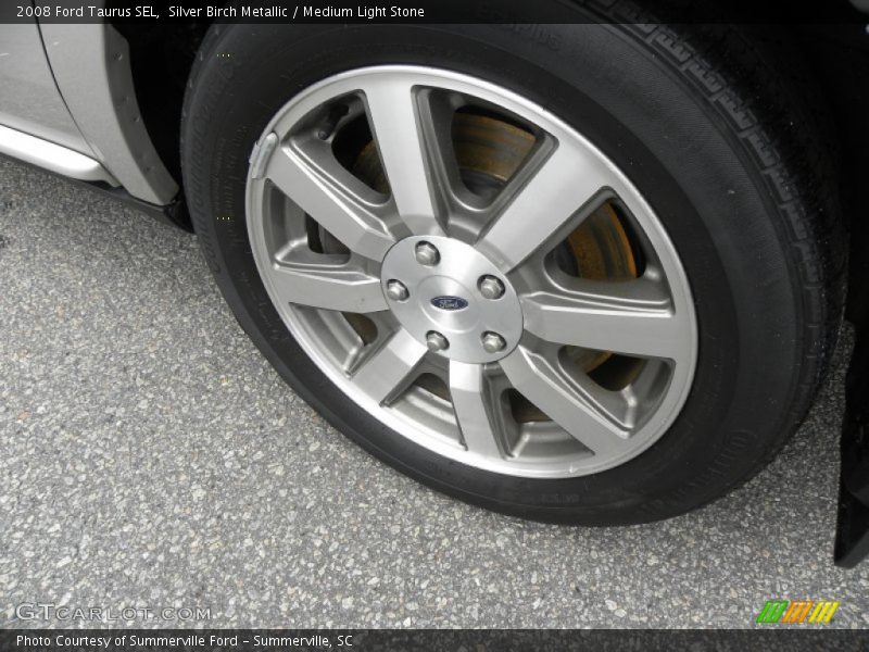 Silver Birch Metallic / Medium Light Stone 2008 Ford Taurus SEL